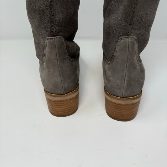 Lucky Brand Boots Women's 8.5M 39 Leather Textile Upper Knee High Dress Boot NWT - Picture 10 of 16